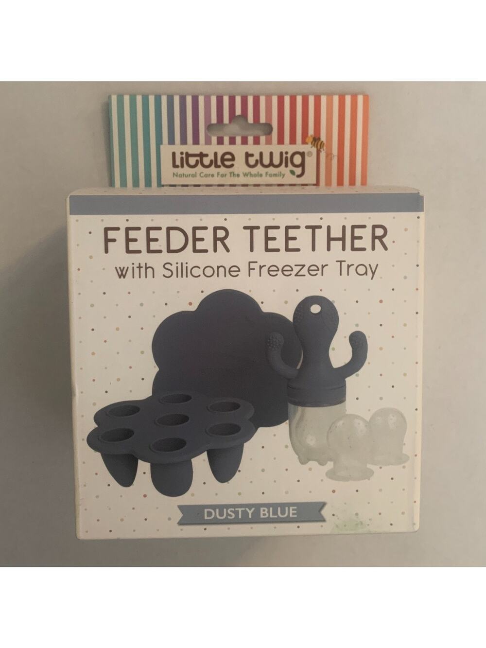 Little Twig With Silicone Freezer Tray Feeder Teether Brand New